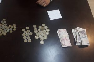 Dilencilerin üzerinden 2 bin 842 TL çıktı