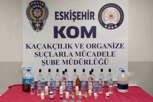 Kaçak alkol üreten şüpheli yakalandı