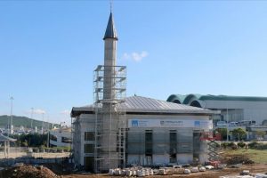 Sabiha Gökçen Havalimanı Camisi inşaatında sona gelindi