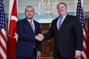 Bakan Çavuşoğlu, Pompeo ile görüştü