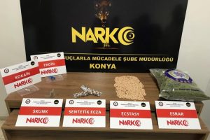 Konya'da uyuşturucu tacirlerine operasyon