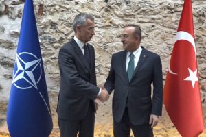 Çavuşoğlu ile Stoltenberg bir araya geldi