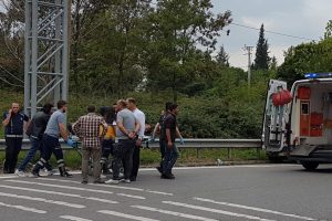 Otomobil, minibüs ve tırın karıştığı kazada 5 kişi yaralandı