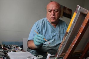Fakültede dekan evde ressam