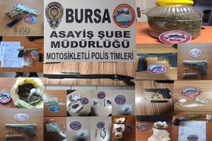 Bursa'da yunus timleri şüphelilerin korkulu rüyası oldu