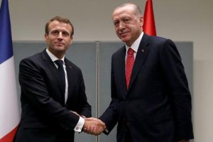 Cumhurbaşkanı Erdoğan, Macron'la görüştü