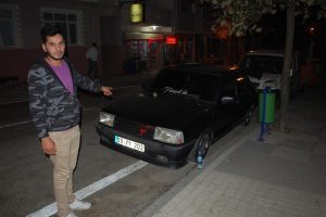 Zarar verdikleri araca ''İntikam yeni başladı'' notu bıraktılar!