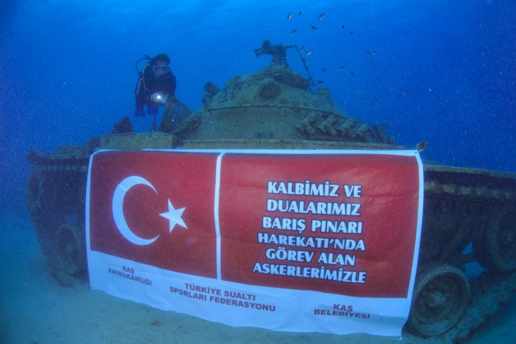 Barış Pınarı harekâtına su altından anlamlı destek