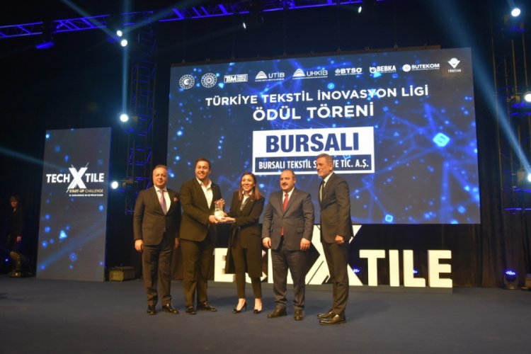 Bursalı'ya Türkiye Tekstil İnovasyon Ligi'nde ödül verildi