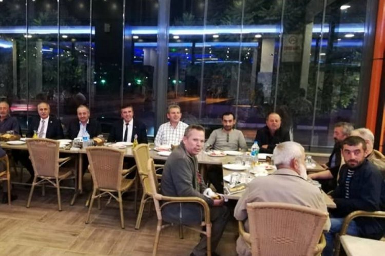 Bursa'da avcılardan protokole av etli özel yemek