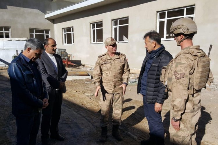 Vali Çağatay'dan jandarma karakoluna ziyaret