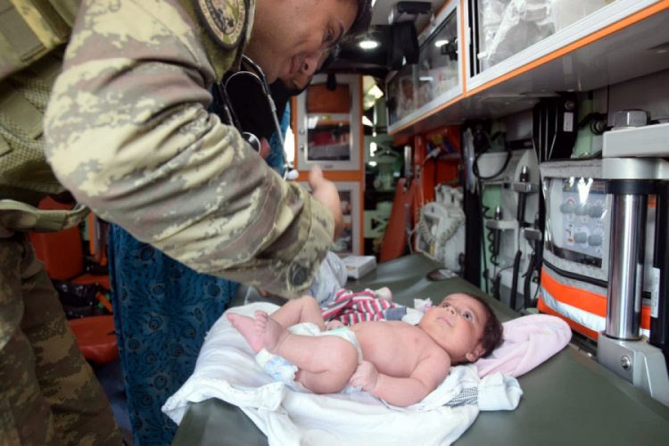Tel Abyad ve Resulayn'da sağlık taraması