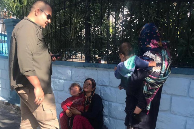 Zabıtadan sivil dilenci timi