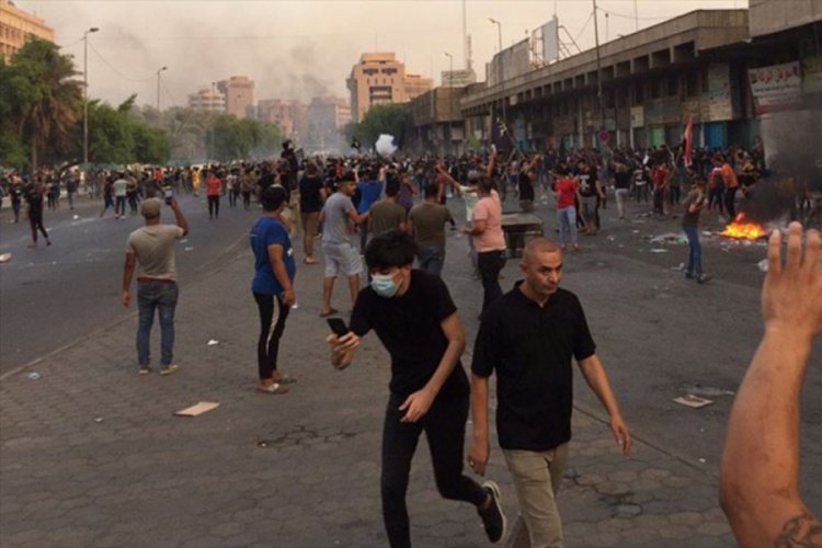 Irak'ta hükümet karşıtı protestolarda 1 kişi öldü, 260 kişi yaralandı
