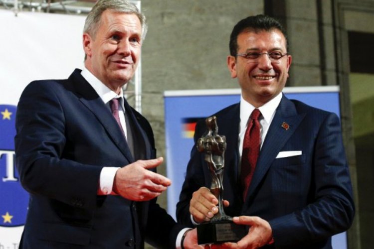 Ekrem İmamoğlu'na Berlin'de dostluk ödülü