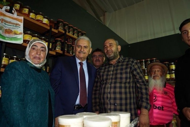 Erzincan Tanıtım Günleri'nde Binali Yıldırım'a yoğun ilgi