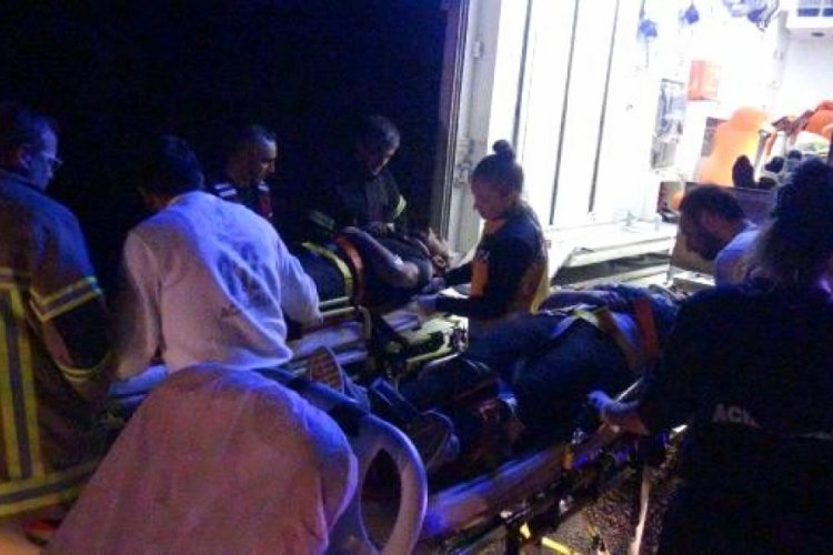 Bursa'da işçi servisi şarampole yuvarlandı: 24 yaralı