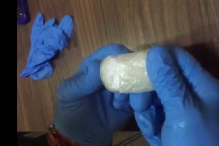 Bebek mamasının içerisine gizlenen kokain ele geçirildi