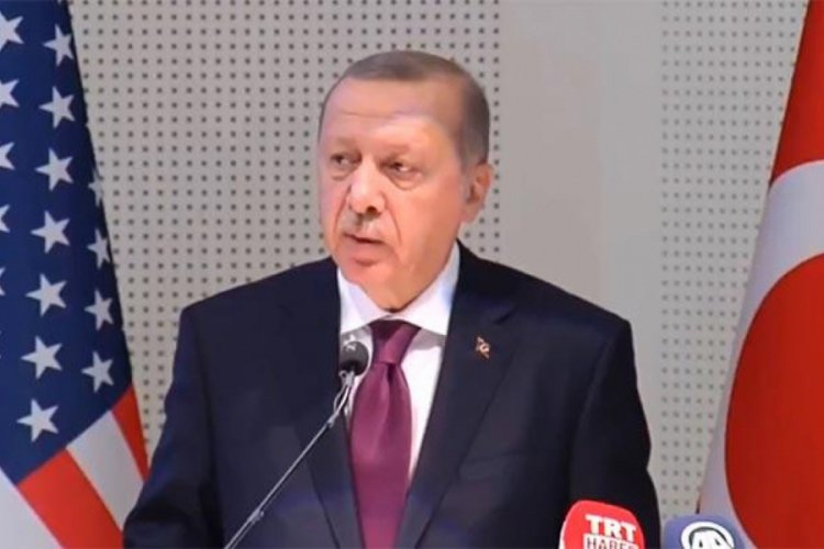 Cumhurbaşkanı Erdoğan: ABD'den beklentimiz terör örgütüne verdiği desteği sonlandırmasıdır