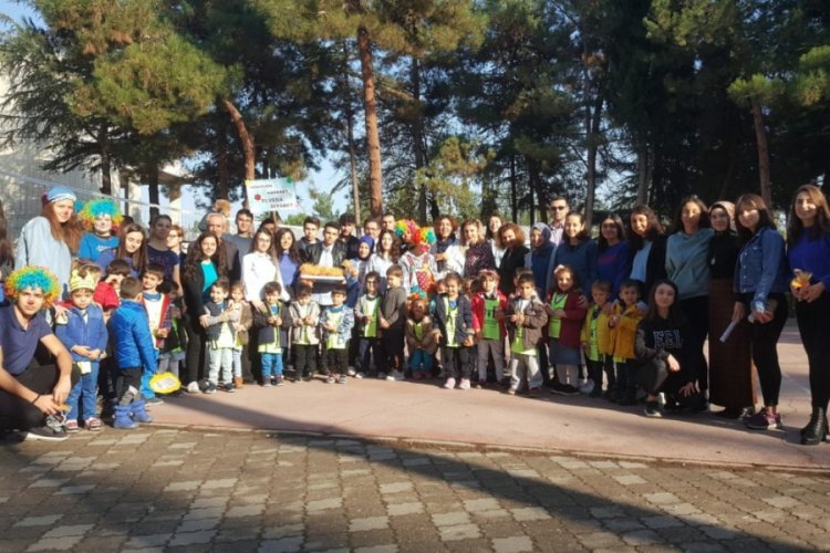 Miniklerden anlamlı etkinlik