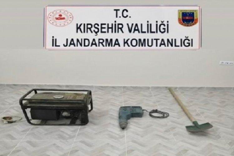 İzinsiz kazı yapan 6 kişi suçüstü yakalandı