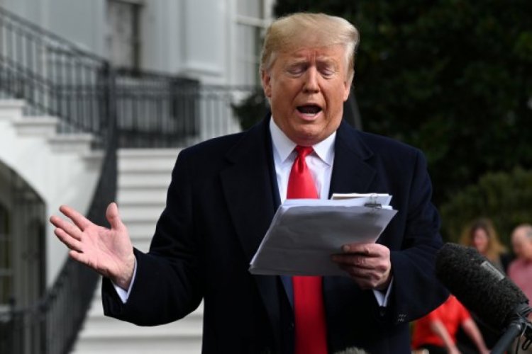 Trump'ın aldığı notlar dikkat çekti