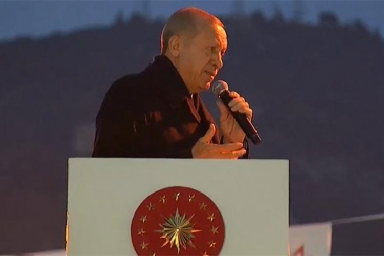 Cumhurbaşkanı Erdoğan İzmir'de konuştu, müjdeyi verdi