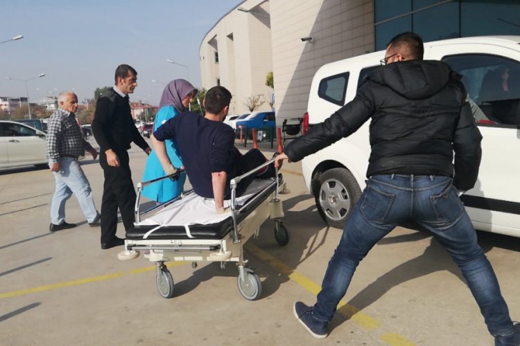 Bursa'da kaynak yaparken düştü