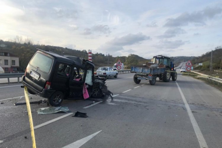 Sinop'ta can alan kaza: 1 ölü, 1 yaralı