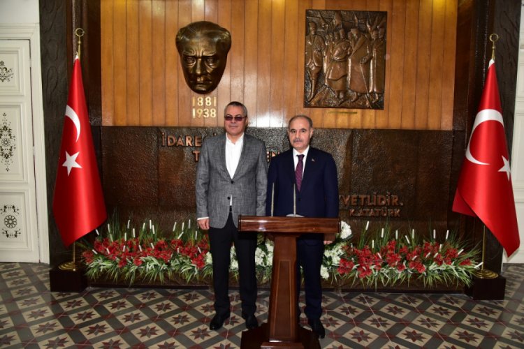 Vali Deniz, Emniyet Genel Müdürü Aktaş'ı ağırladı