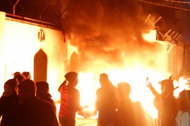 İran Başkonsolosluğu yeniden ateşe verildi