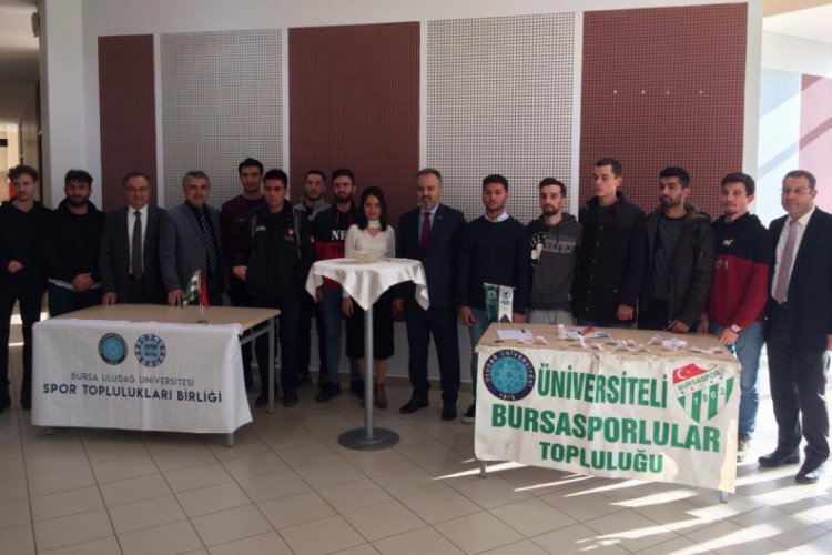 Bursa Uludağ Üniversitesi'nde futbol şöleni
