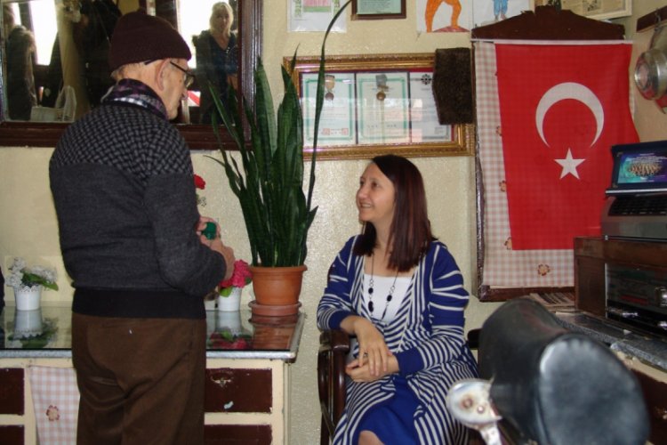 Kaymakam Çırak ve Başkan Tekin'den Kore gazisine anlamlı ziyaret