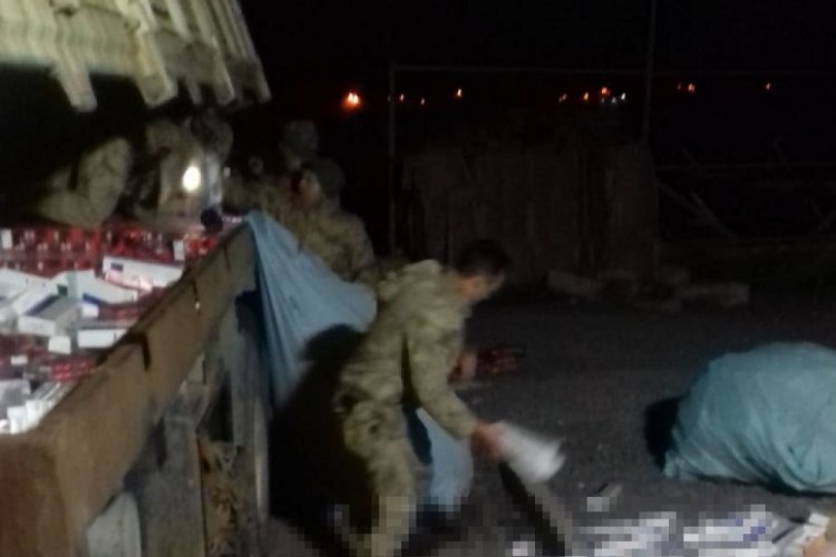 Kaçakçıların özel düzeneği jandarmanın dikkatinden kaçmadı