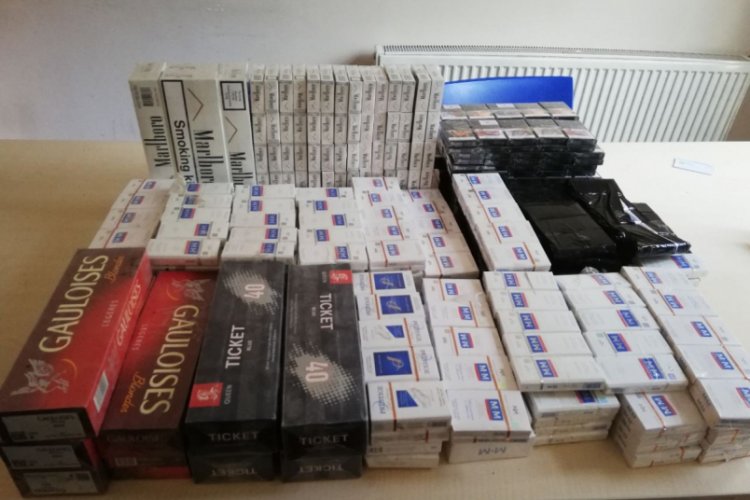 Bin 190 paket kaçak sigara ele geçirildi
