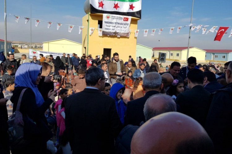 Cerablus'ta yetimler yeni yuvalarına kavuştu