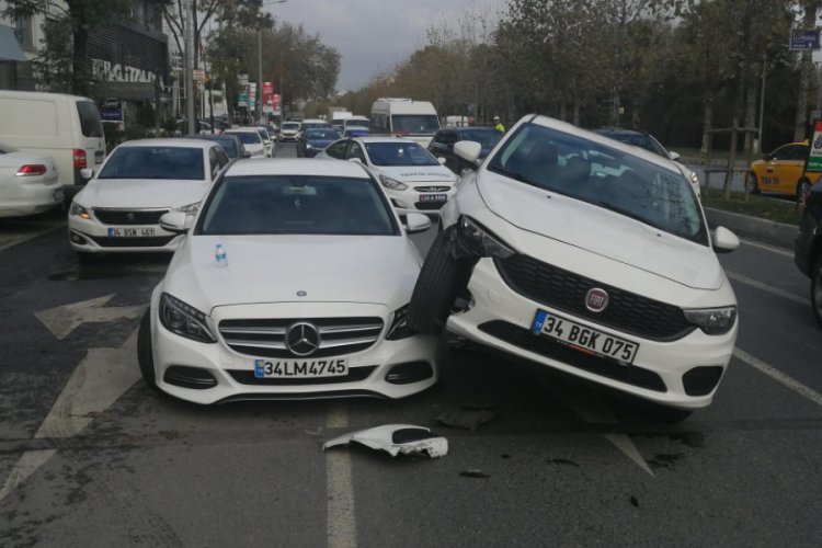 Bakırköy'de ilginç kaza