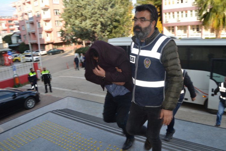 Uyuşturucu zanlıları adliyede