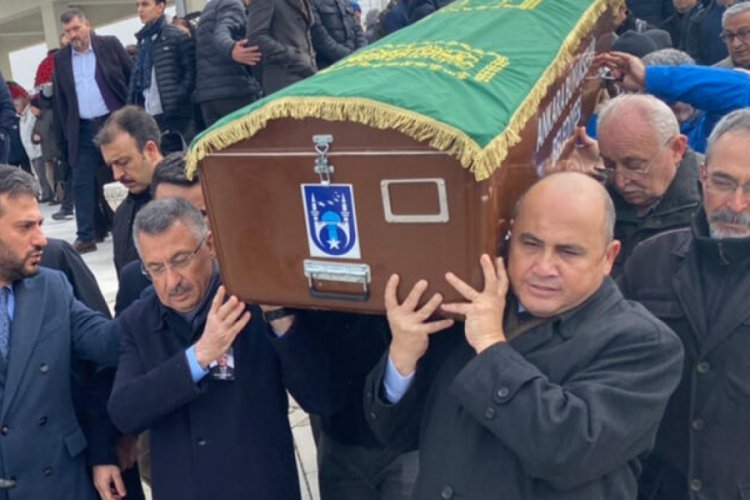 Fuat Oktay, Ankara'da cenaze törenine katıldı