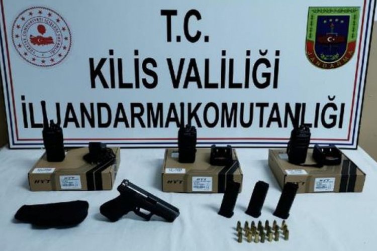 Ruhsatsız tabanca ele geçti