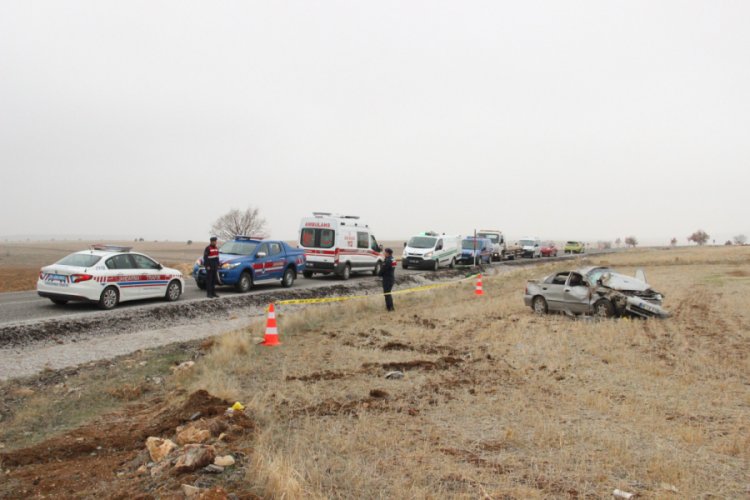 Eşleri trafik kazası ayırdı