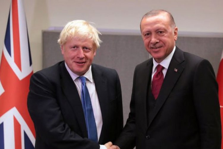 Cumhurbaşkanı Erdoğan Johnson ile görüştü