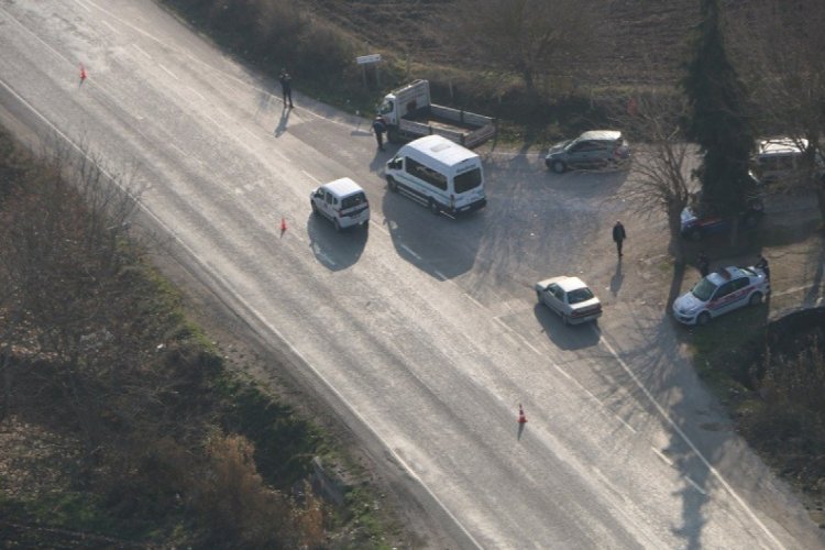 Jandarmadan trafiğe havadan denetim