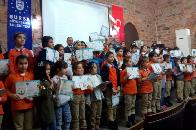 Bursalı minik yeteneklerin belge coşkusu