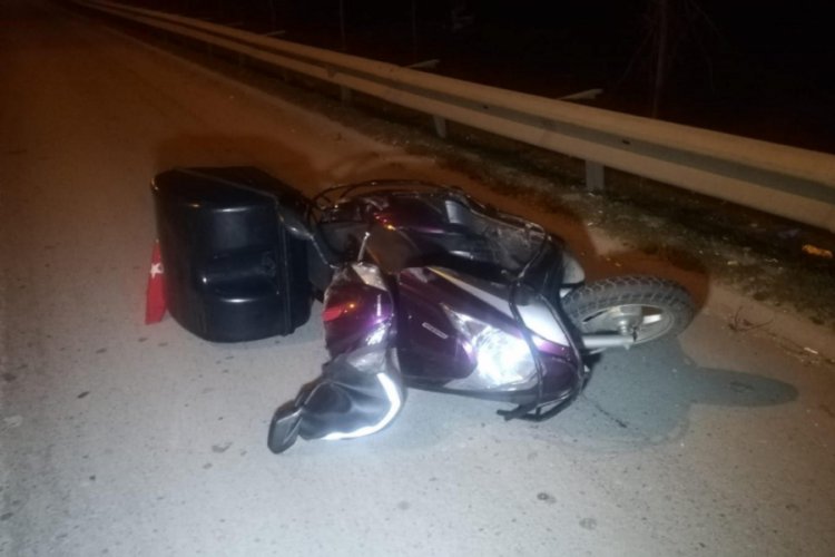 Motosikleti ile kaza yapan genç, metrelerce sürüklenerek hayatını kaybetti