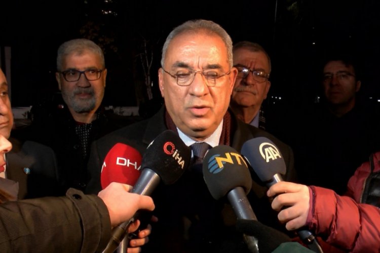 DSP Genel Başkanı Aksakal hastaneye geldi