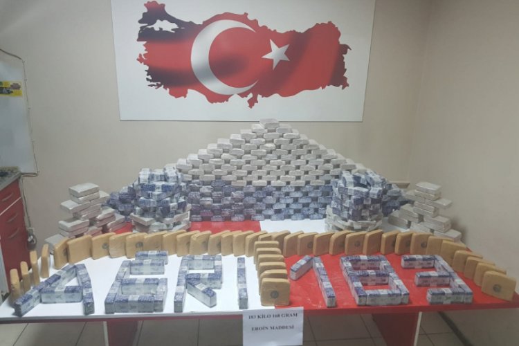 183 kilo eroin ele geçirildi