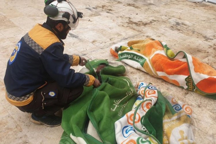 Halep'e hava saldırısı: 2'si çocuk 4 ölü