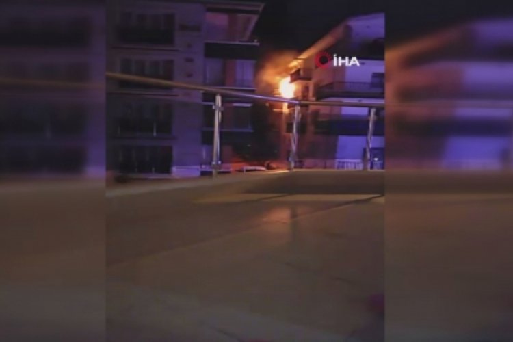 Başkentte yaşanan ev yangını korkuttu