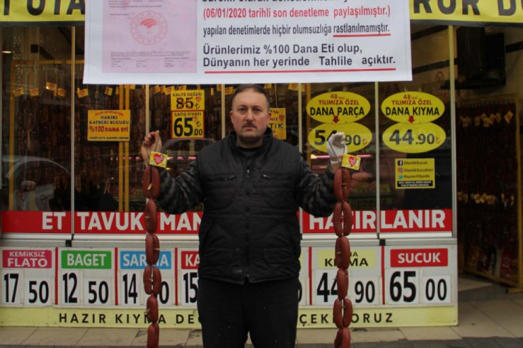İsim benzerliğinden mağdur olan firmadan afişli çözüm